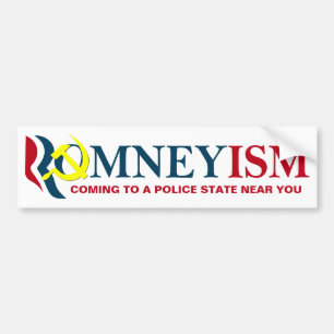 Romneyism/Socialism, anti-Romney bildekal
