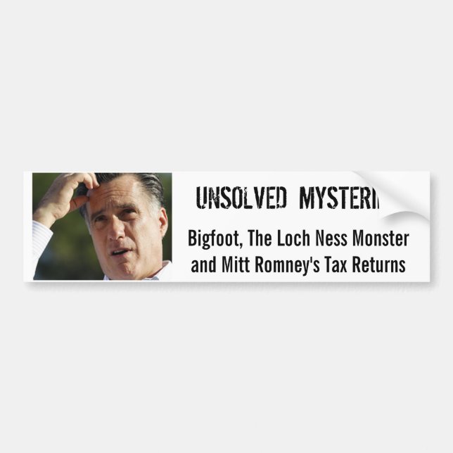 Romneys skattbildekal bildekal (Framsidan)