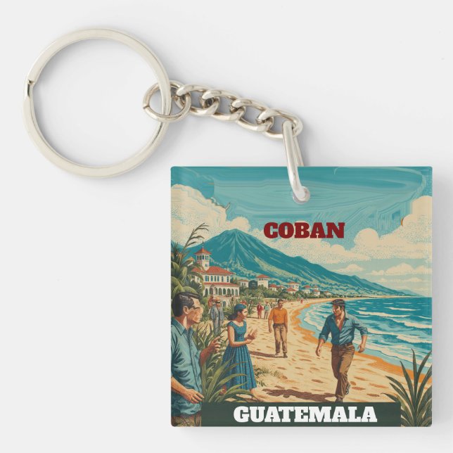 Rompecabezas  GUATEMALA COBAN Retro poster (Framsidan)