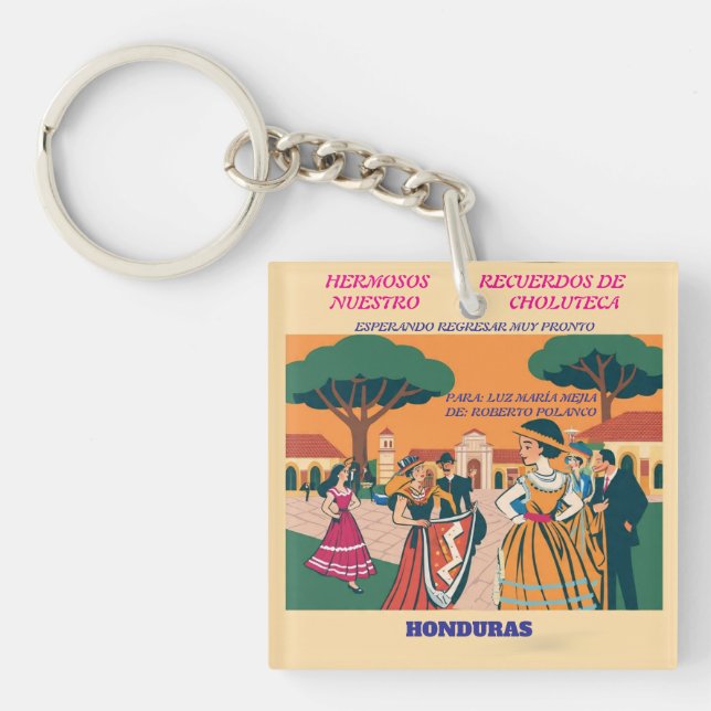 Rompecabezas  Honduras CHOLUTECA Retro poster (Framsidan)