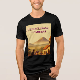 Rompecabezas  Honduras GRACIAS A DIOS Retro poster T Shirt