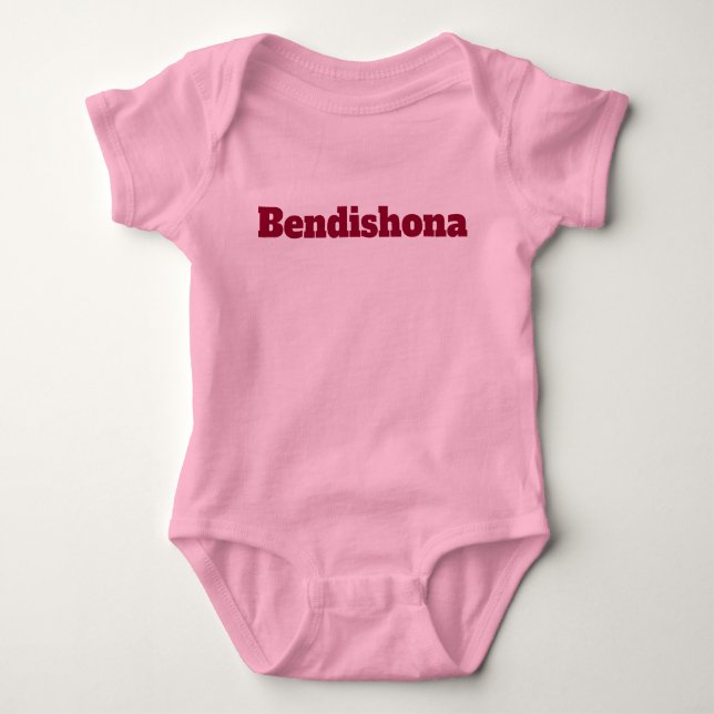 Romper "Bendishona" roze. T Shirt (Framsida)