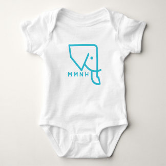 Romper för baby för MMNH-blåttelefant T Shirt