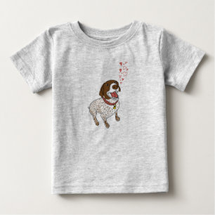 Romper för GSP-hjärtababy Tee Shirt