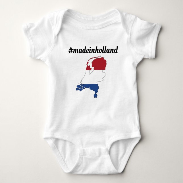 Romper "madeinholland". t shirt (Framsida)