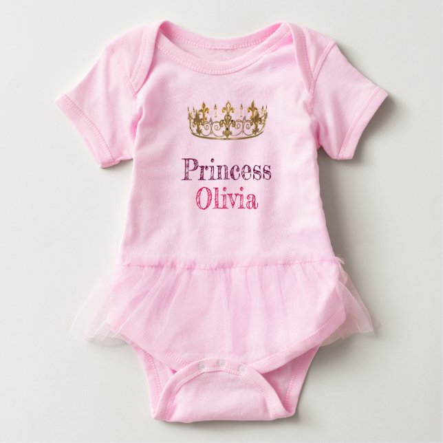 Romper "Princess Olivia". T Shirt (Framsida)