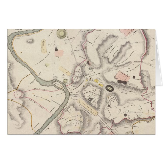 Roms antika hälsningskort (Framsidan Horizontal)