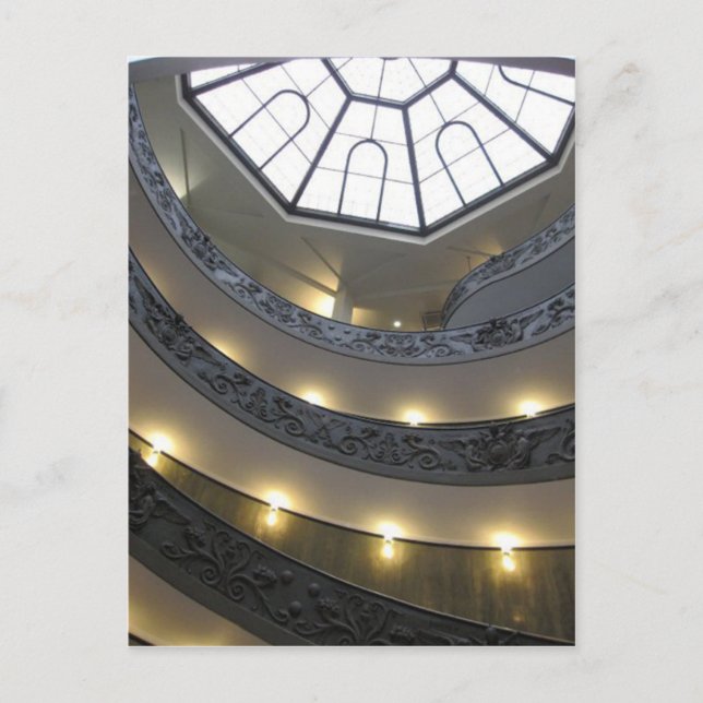 Roms arkitektoniska tak vykort (Framsida)