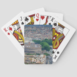 Roms historiska stadscenter ovanifrån casinokort