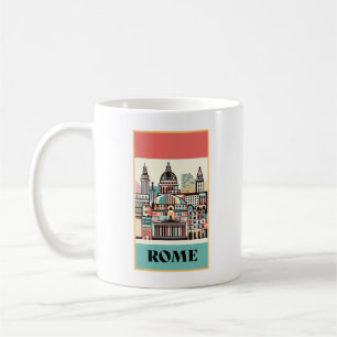 Roms Italien Art Deco Kaffemugg