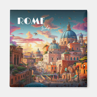 Roms Italien Travel Art Magnet