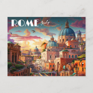 Roms Italien Travel Art Vykort