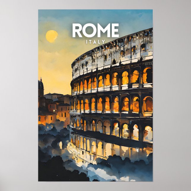 Roms nostalgiska resa poster (Framsidan)