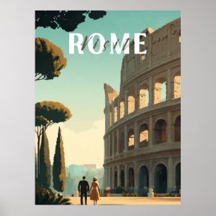Roms reseaffär - Colosseum Wall Art Poster