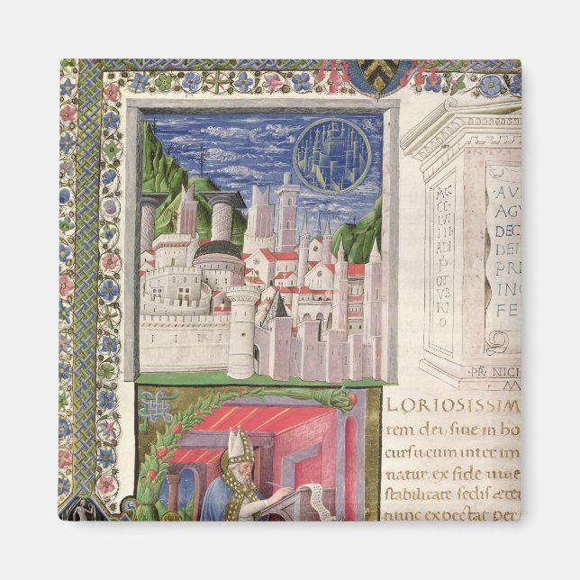 Roms syn som Guds stad Magnet (Framsidan)