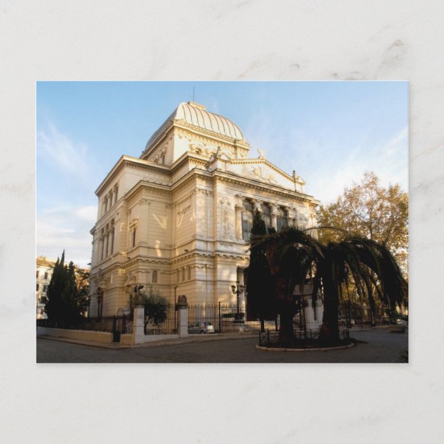 Roms Underbara synagoga Vykort (Framsida)