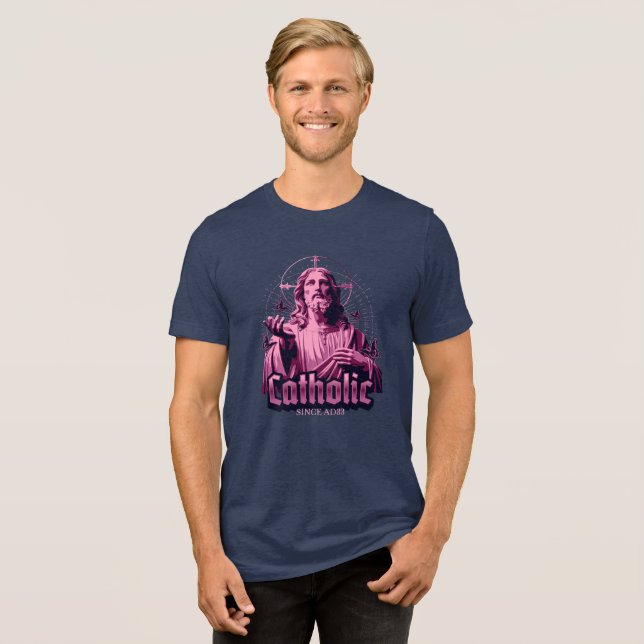 Romsk katolsk kyrka sedan 33 AD T Shirt (Framsida Full)