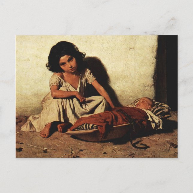 Romska barn vykort (Framsida)