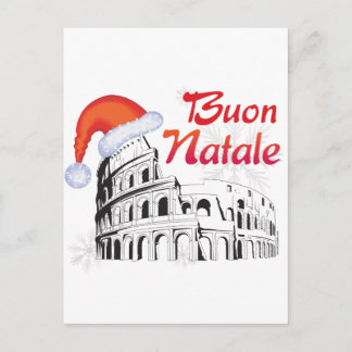 Romska Buon Natale Helg Vykort