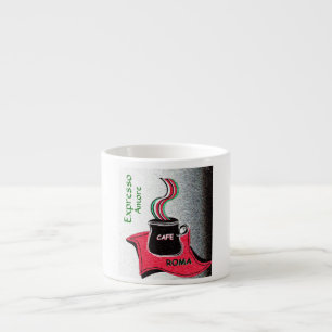 Romska italienska kaféet Expresso Mugg Espressomugg