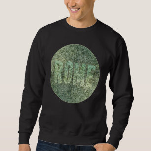 Romska italienska mosaiska Snyggten Roman Lång Ärmad Tröja
