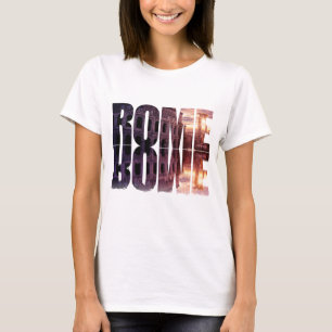 Romtext med Colosseum souvenir T Shirt