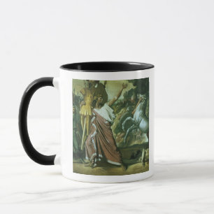 Romulus besegrare av Acron som tar hans booty till Mugg