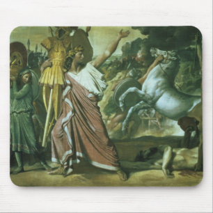 Romulus besegrare av Acron som tar hans booty till Musmatta