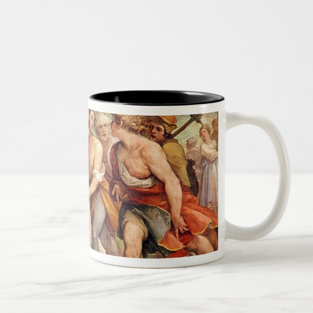 Romulus diade vid hon-vargen Två-Tonad mugg (Höger)