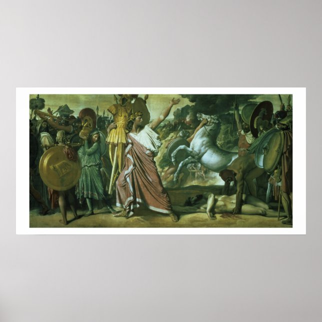 Romulus, erövrare av Acron, som tar sin booty till Poster (Framsidan)