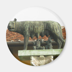 Romulus och Remus - forntida Rome Magnet