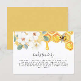 ROMY Blommigt Honungsbi Bokar för Baby Infoga Inbjudningar