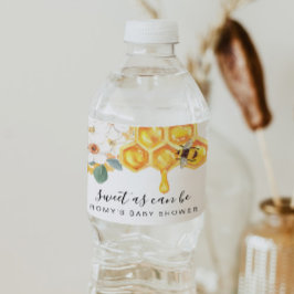 Romy - Etikett för rustik Blommigt Honungsbin