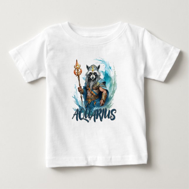 Ron Aquarius, zodiaktecken T Shirt (Framsida)