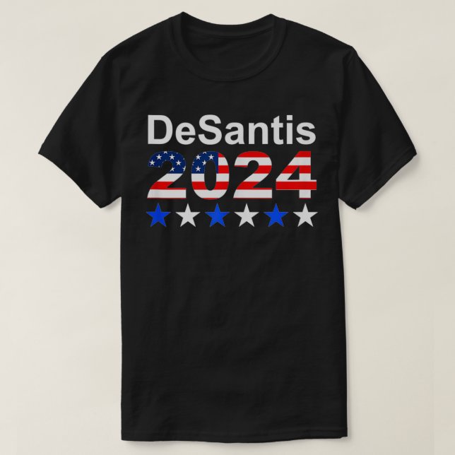 Ron DeSantis 2024 Presidentval Republican T Shirt (Design framsida)