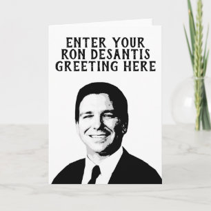 Ron DeSantis Anpassningsbar Hälsning Tack Kort