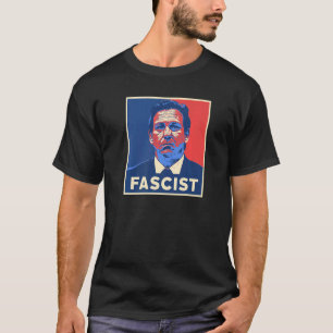 Ron DeSantis fascist Porträtt Bad Florida guvernör T Shirt