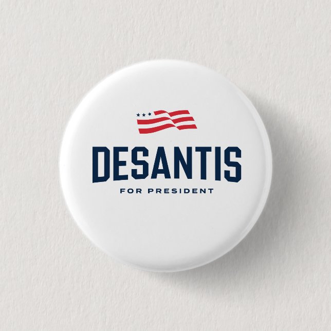 Ron DeSantis för ordförande 2024 Knapp (Framsida)