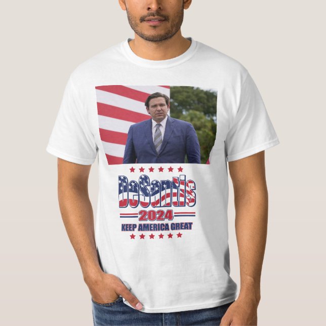 Ron deSantis för ordförande 2024 T Shirt (Framsida)