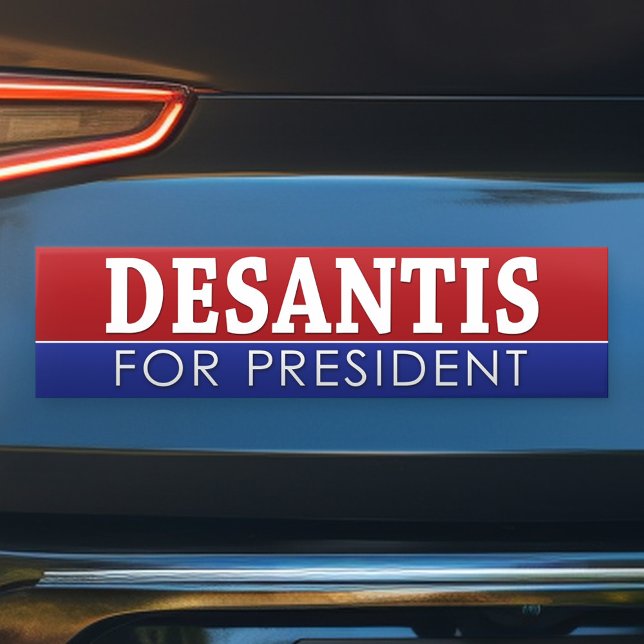 Ron DeSantis för president 2024-Kampanj Bildekal (DeSantis  Bumper Sticker)