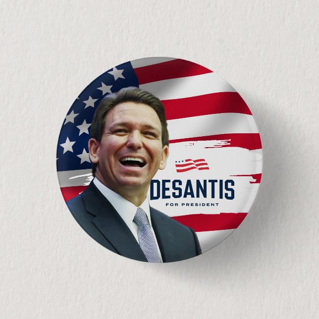 Ron Desantis för president 2024 Knapp (Framsida)
