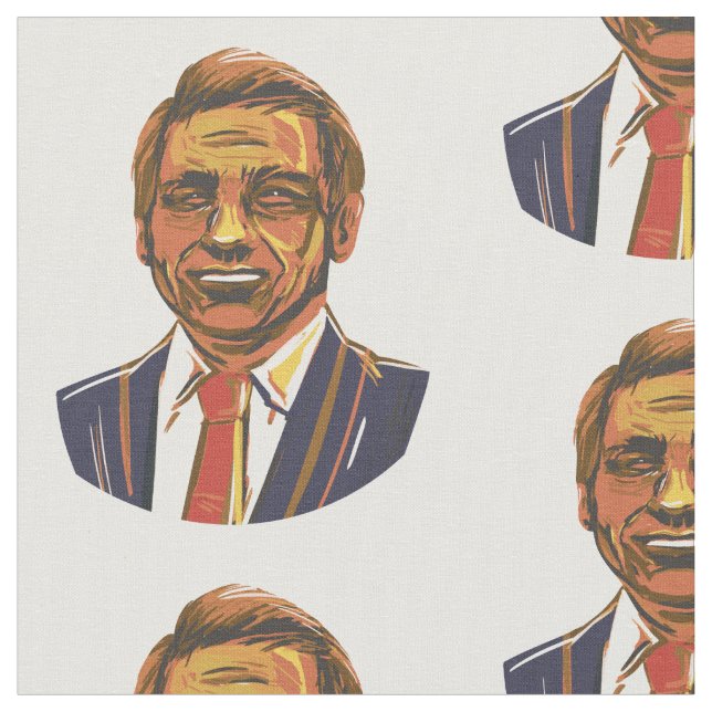 Ron-desantis för president 2024 tyg (Närbild)