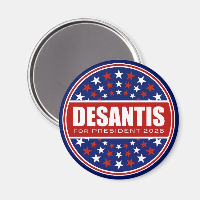 Ron DeSantis för president 2028 Magnet (Front/Back)