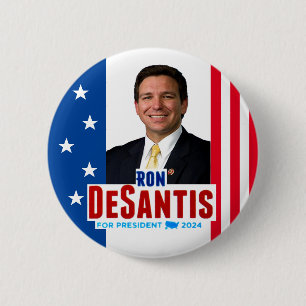Ron DeSantis för president Button Knapp