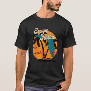 Ron Desantis Kampanj Escape to Florida Lockdown L T Shirt