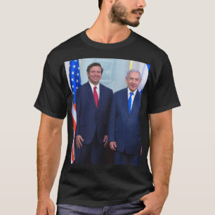 Ron DeSantis och Benjamin Netanyahu T Shirt