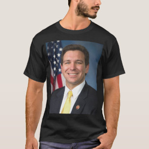 Ron Desantis Officiell Porträtt T Shirt