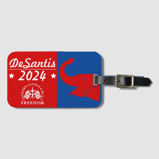 Ron DeSantis Ordförande 2024 Bagagebricka (Framsida horisontal)