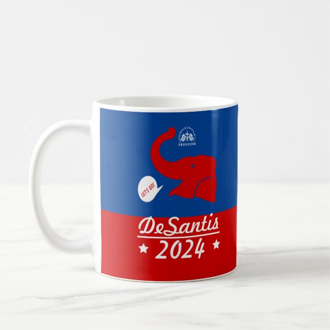 Ron DeSantis Ordförande 2024 Kaffemugg (Vänster)