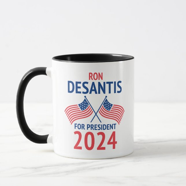 Ron DeSantis Ordförande 2024 Mugg (Vänster)